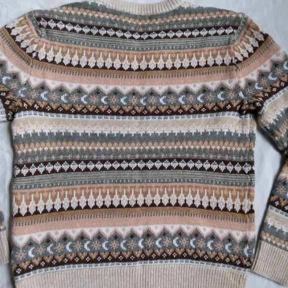 J. Crew Fair Isle Sweater Crewneck Boho Women's Size XXS - Picture 11 of 11